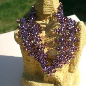 Aubergine/Amethyst Bracelet